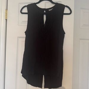 Daniel Rainn Black Sleeveless Blouse